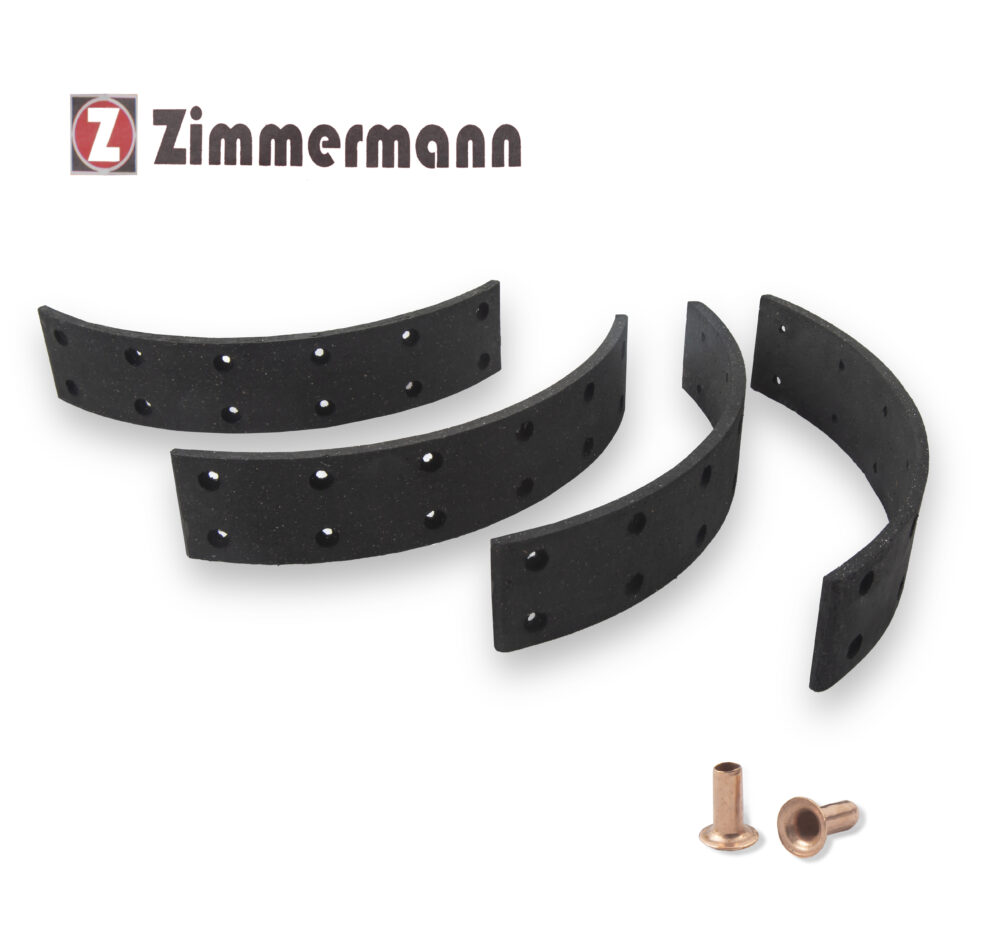 لنت عقب پیکان بدون کفشک (سوراخدار با پرچ) مدل زیمرمن ZIMMERMANN - تصویر 2